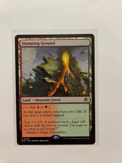 Magic the Gathering EOE: Stomping Ground (Excellent Condition) - Image 1