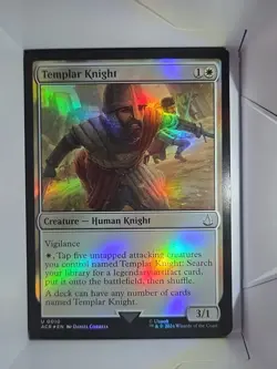 Templar Knight - U10 - Foil - MTG - Universes Beyond: Assassin's Creed (ACR) - Image 1