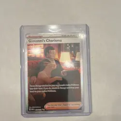 Pokemon Giovanni's Charisma 204/165 Sv: Scarlet & Violet 151 SIR Holo Trainer - Image 1