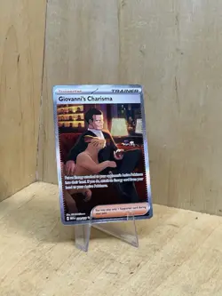 Giovanni's Charisma 204/165 Sv: Scarlet & Violet 151 SIR Holo Pokemon TCG - Image 5