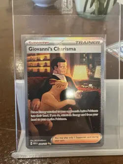 SIR Giovanni's Charisma 204/165 Sv: Scarlet & Violet 151 Holo Pokemon TCG - Image 3