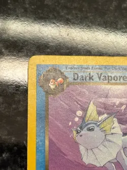 Dark Vaporeon 45/82 Team Rocket Regular Uncommon LP Vintage Pokemon Card - Image 3