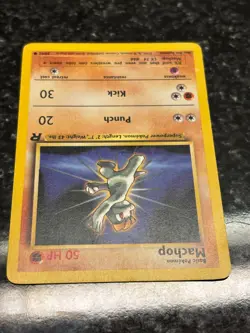 Machop 59/82 Team Rocket Regular Common LP Vintage Pokemon Card 2000 WOTC - Image 4