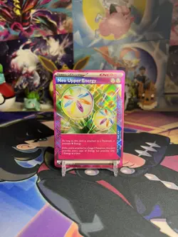NM Pokemon TCG Neo Upper Energy 162/162 Holo Ace Spec - Image 1
