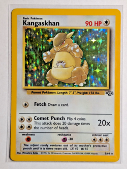 Pokemon TCG Kangaskhan Jungle 5/64 Holo Unlimited Holo Rare - Image 1