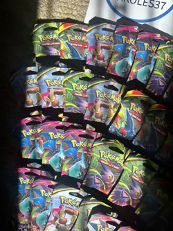 Pokemon TCG Phantasmal Flames Sleeved Booster Pack Lot Of 30 Hanger Packs New - Image 3