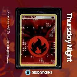 2005 POKEMON EX EMERALD #102/106 FIRE ENERGY HOLO - Image 1