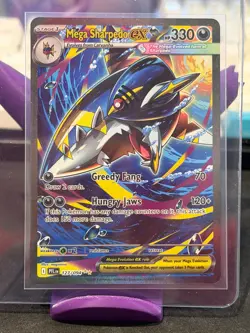 2025 Pokemon Mega Sharpedo ex Special Illustration Rare #127/094 - Image 1