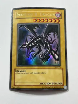 YUGIOH Red Eyes Black Dragon SDJ-001 - Image 1