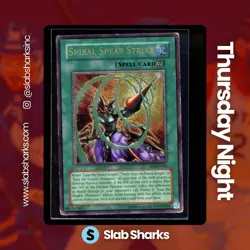 **2005 YU-GI-OH! FLAMING ETERNITY #FET-EN043 SPIRAL SPEAR STRIKE ULTIMATE RARE - Image 1