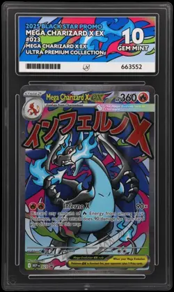 Mega Charizard X EX 023 UPC Promo Ace 10 Pokemon Card Quick Sale not PSA - Image 1