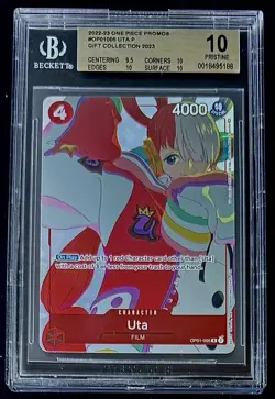 BGS 10 One Piece OP01-005 R Uta - English - Foil - Gift Collection - Graded - Image 1