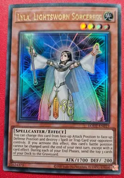 1x Yu-Gi-Oh! Lyla, Lightsworn Sorceress - LODT-EN019 - Ultra Rare -Unlimited -NM - Image 1