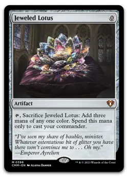 Jeweled Lotus #396 (NM) Commander Masters CMM Magic MTG - Image 1