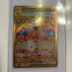 Pokemon Charizard 004/102 Base Set Holo Rare Stage 2 Card Mitsuhiro Arita - Image 1