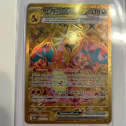 Pokemon Charizard 004/102 Base Set Holo Rare Stage 2 Card Mitsuhiro Arita - Image 2