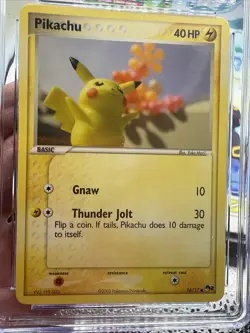 CGC 10 Pikachu 2005 POP Series 2 16/17 Graded Pokemon Card - Image 4