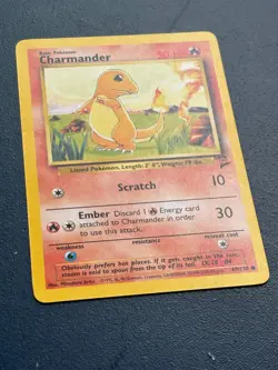 Charmander 069/130 Base Set 2 Regular Common LP Vintage Pokemon Card 2000 - Image 4