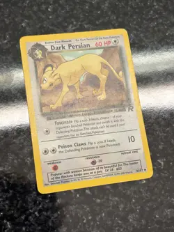 Dark Persian 42/82 Team Rocket Regular Common LP Vintage Pokemon Card 2000 - Image 2