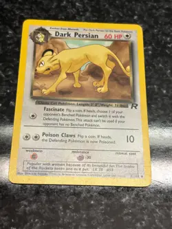 Dark Persian 42/82 Team Rocket Regular Common LP Vintage Pokemon Card 2000 - Image 3