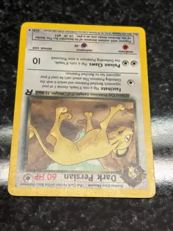 Dark Persian 42/82 Team Rocket Regular Common LP Vintage Pokemon Card 2000 - Image 4