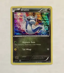 Pokemon DRATINI Card 2/20 Holo Rare Dragon Vault LP Unlimited Light Play TCG - Image 1