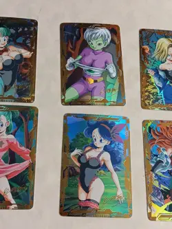 6 Dragon Ball Z Art Card Holo NM Collectible Anime Waifu CCG - Image 2