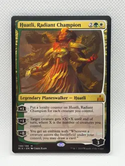 Huatli, Radiant Champion Rivals of Ixalan Regular - Image 1