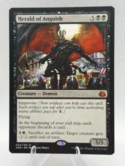 MTG Herald of Anguish Aether Revolt Regular 064/184 - Image 1