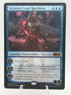 MTG Tezzeret, Cruel Machinist Core Set 2019 Foil 286/280 - Image 1