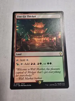 Fire-Lit Thicket Commander: Final Fantasy Regular - Image 1