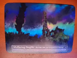 WUTHERING HEIGHTS SORCERY CONTESTED REALM GOTHIC ELITE SITE FOIL SP! - Image 1
