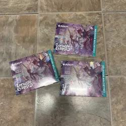 Lot of 3 - Magic: The Gathering Lorwyn Eclipsed Collector Booster Factory Sealed - Image 1