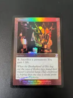 MTG- Claws of Gix x1 - Time Shifted FOIL - Image 1
