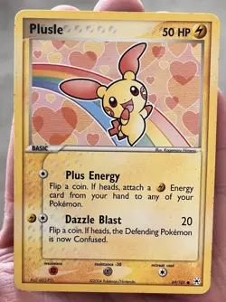 Pokemon - Plusle (69/101) Hidden Legends - Light Play Condition - Common - Image 1
