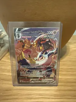 Pokemon TCG Rapid Strike Urshifu VMAX Holo Secret Rare Card TG21/TG30 - Image 1