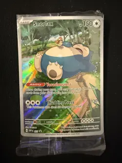 Pokemon TCG SNORLAX SVP 051 Scarlet & Violet 151 Black Star Promo - Image 1