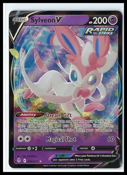 Pokemon TCG - Sylveon V SWSH07: Evolving Skies #074/203 - Near Mint or Better - Image 1