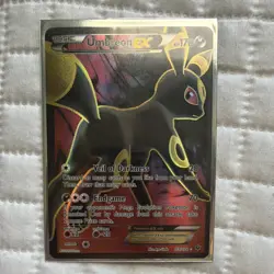 Pokemon Umbreon EX Full Art Ultra Rare Holo Card 119/124 Fates Collide English - Image 1