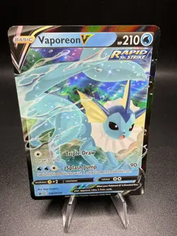 Vaporeon V - SWSH150 Black Star Promo Pokemon TCG- mint! Rare card! - Image 1