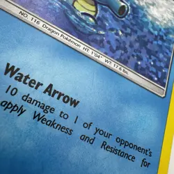 Pokemon TCG Horsea McDonald's Promos 2018 3/12 Holo Card Light/Moderately Played - Image 2