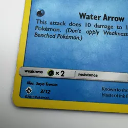 Pokemon TCG Horsea McDonald's Promos 2018 3/12 Holo Card Light/Moderately Played - Image 3