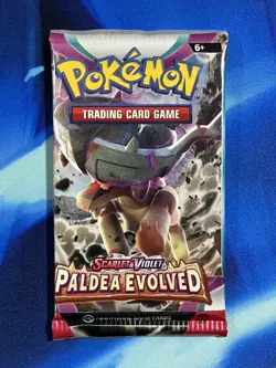 Pokemon 2023 Scarlet & Violet Paldea Evolved Booster Pack Lot X5 Artset SV Nm M - Image 2
