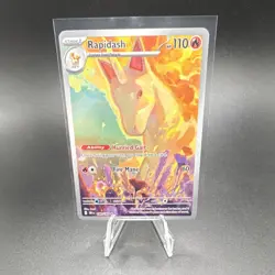 Pokemon Rapidash 189/182 Sv10 Destined Rivals Illustration Rare Holo Card - Image 1