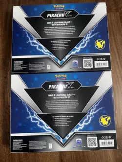 Pokemon TCG: 2x Pikachu V Box. Fusion Strike / Brilliant Stars Pikachu V Boxes - Image 2