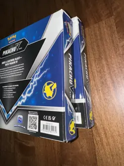 Pokemon TCG: 2x Pikachu V Box. Fusion Strike / Brilliant Stars Pikachu V Boxes - Image 4