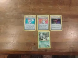 Lot Of 4 Pokemon Gym Challenge Regular, Rare, Cards Lp To Mp Pre-owned - Image 1