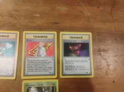 Lot Of 4 Pokemon Gym Challenge Regular, Rare, Cards Lp To Mp Pre-owned - Image 4