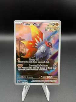 Pokemon TCG Slither Wing 203/182 Paradox Rift Illustration Rare NM - Image 1