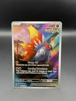 Pokemon TCG Slither Wing 203/182 Paradox Rift Illustration Rare NM - Image 3
